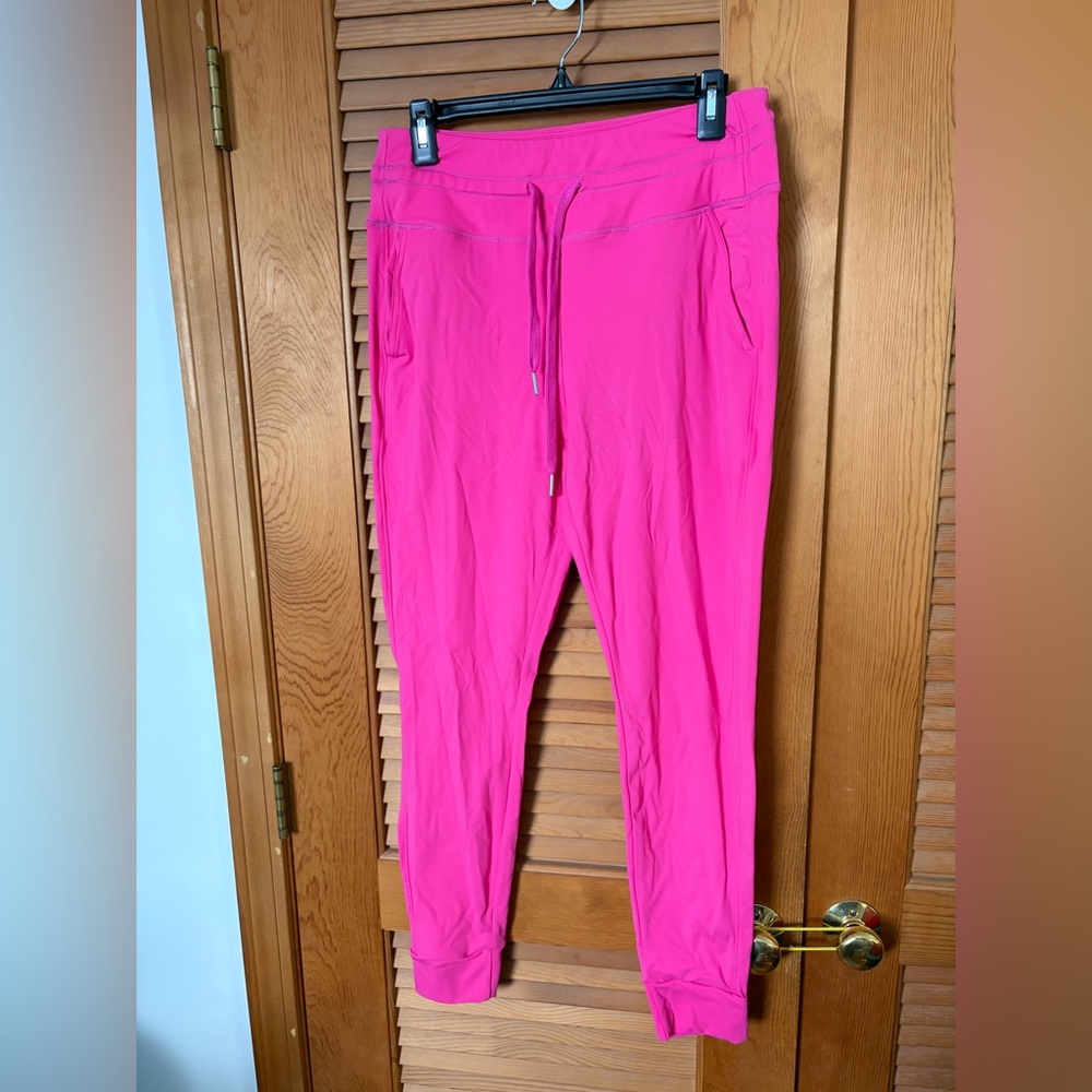 HALARA Track Pants jogger in pink size Large NWT
